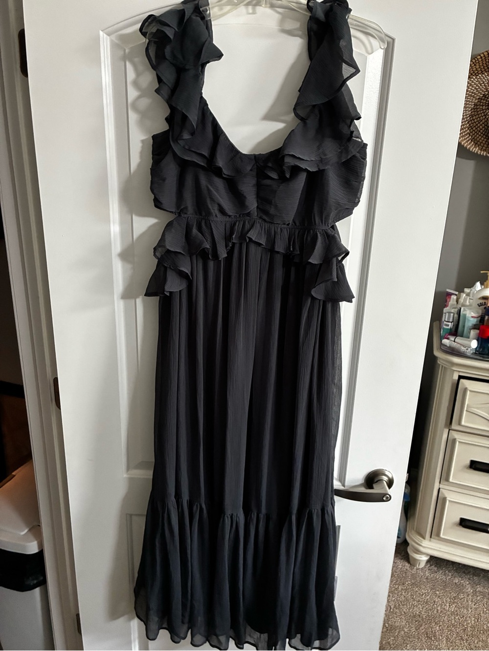 Asos Design Ruffled Maxi Dress